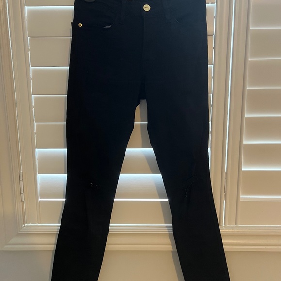 Frame Distressed Denim Skinny Jeans - 25 - Picture 1 of 1